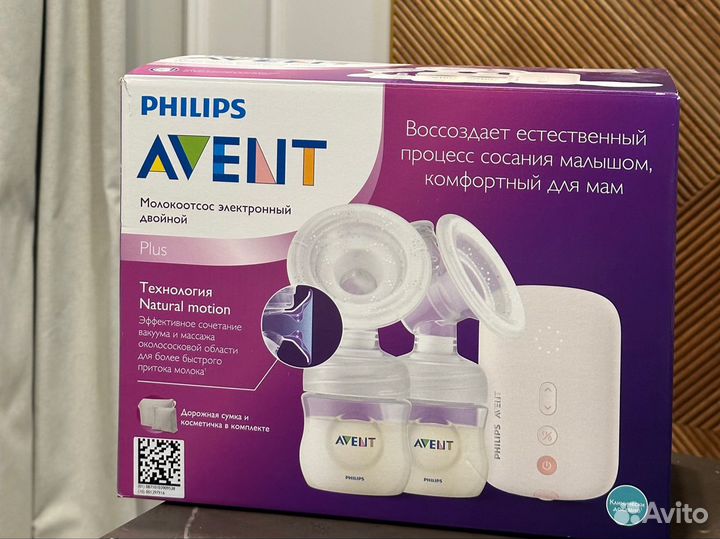 Электронный молокоотсос philips