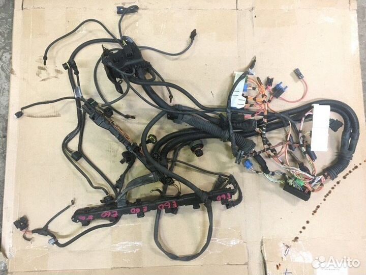 Коса моторная проводка двигателя N52 BMW 5 E60 E61