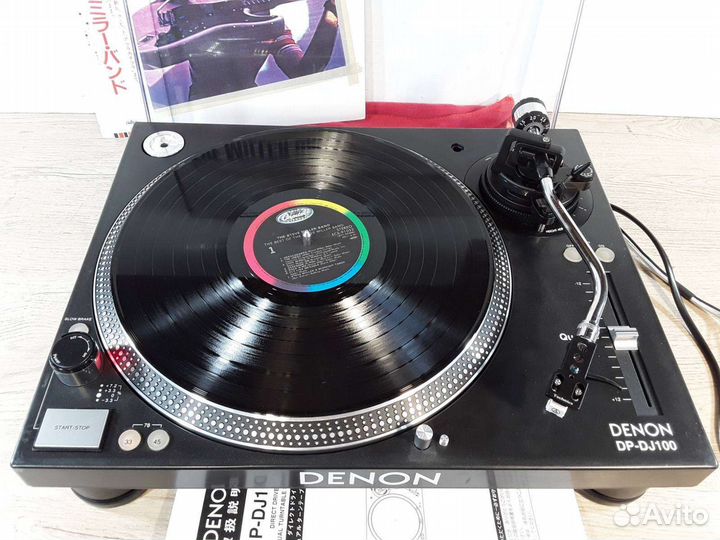 Проигрыватель винила denon DP DJ 100