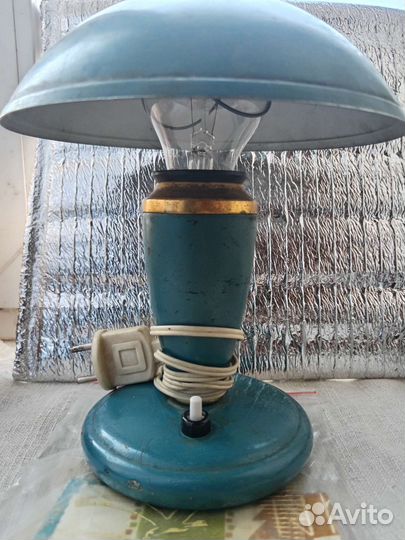 Лампа настольная Грибок СССР