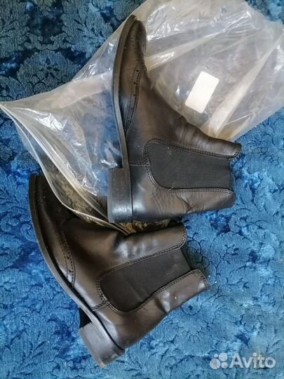 Ботинки полусапожки кожаные