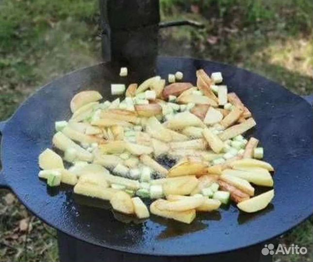 Садж-Чугунный, с подставкой для Саджа