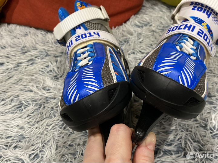 Коньки детские 34 размер (раздвижные)