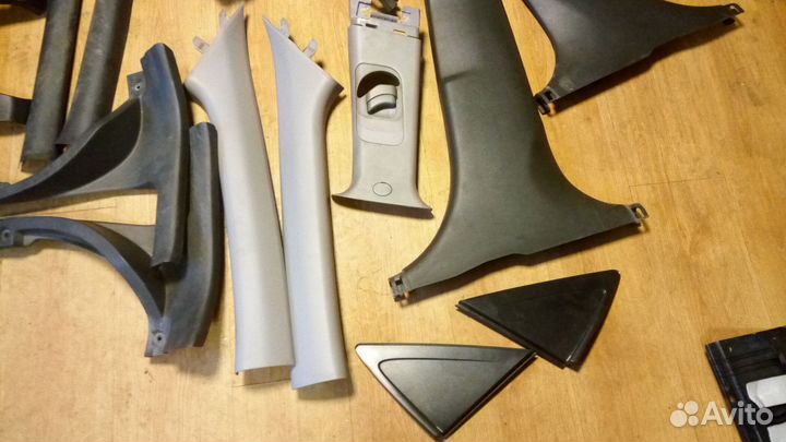 Пластик салона Hyundai solaris 1 до рест