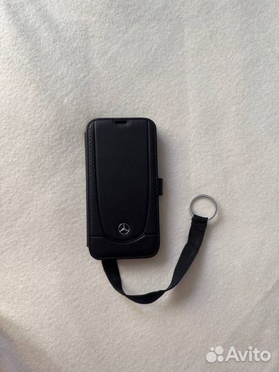 Чехол кожа натур iPhone 14 Pro Новый Mersedes