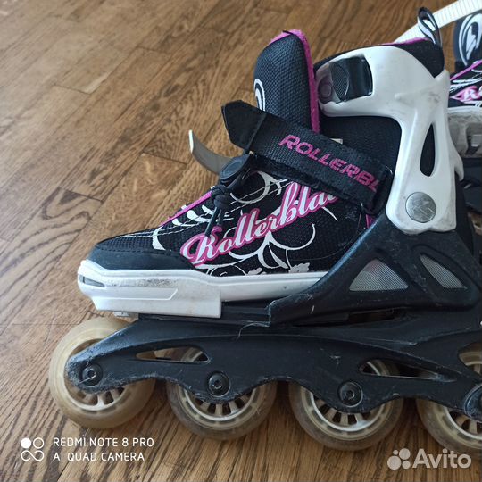 Ролики Rollerblade для девочки раздвижные