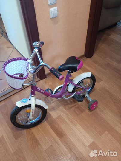 Детский велосипед с ручкой бу