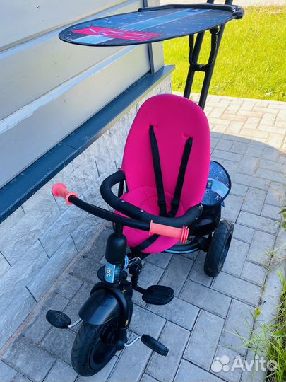 Велосипед коляска с ручкой