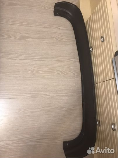 Защитная накладка на бампер Рено Дастер 2010-2014г