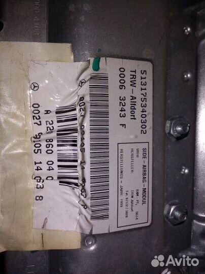 Блок Airbag Mercedes