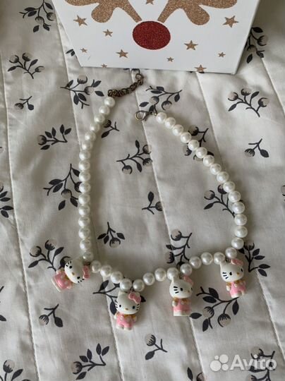 Бусы hello kitty