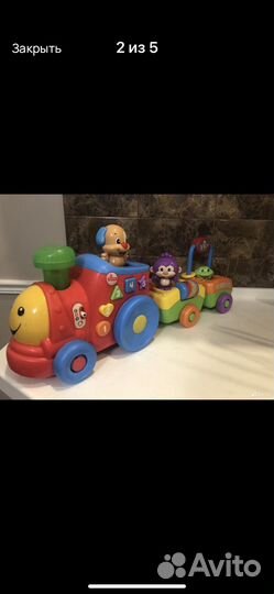 Fisher price паровоз