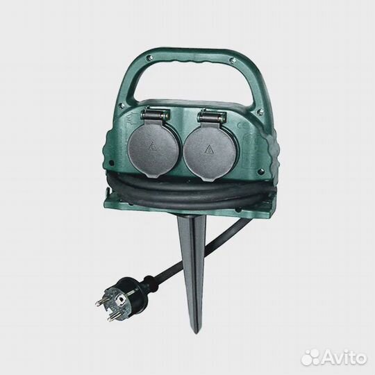 Розетка для сада и дачи влагозащищенная из камня