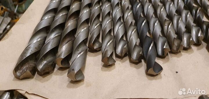 Сверла по металлу СССР 17 шт набор 14,5-22,5мм
