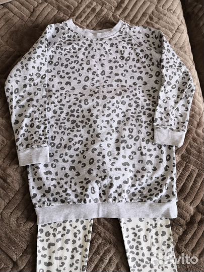 Комплект для девочки Лосины +туника теплая