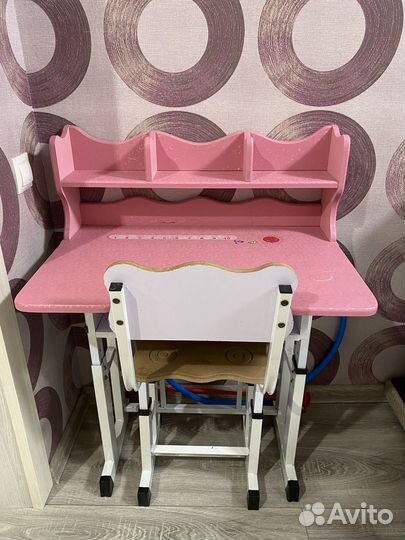 Детский стол и стул растущая парта