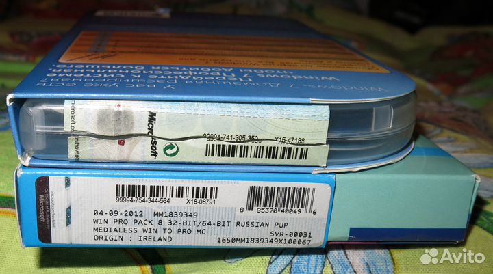 Windows 7 Pro и Windows 8 Pro (только переход)