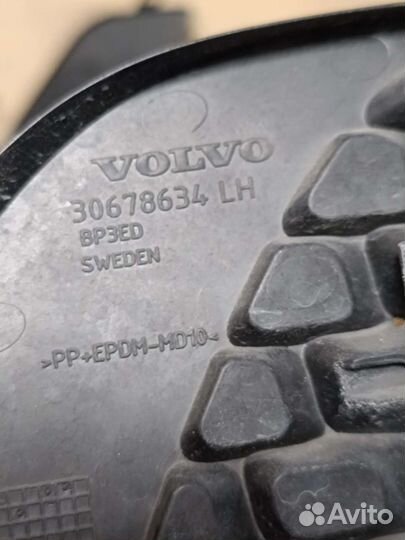 Накладка переднего бампера volvo v70 p3