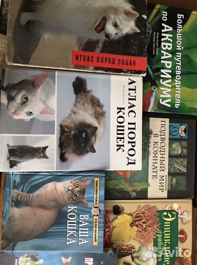 Книги о цветах и животных