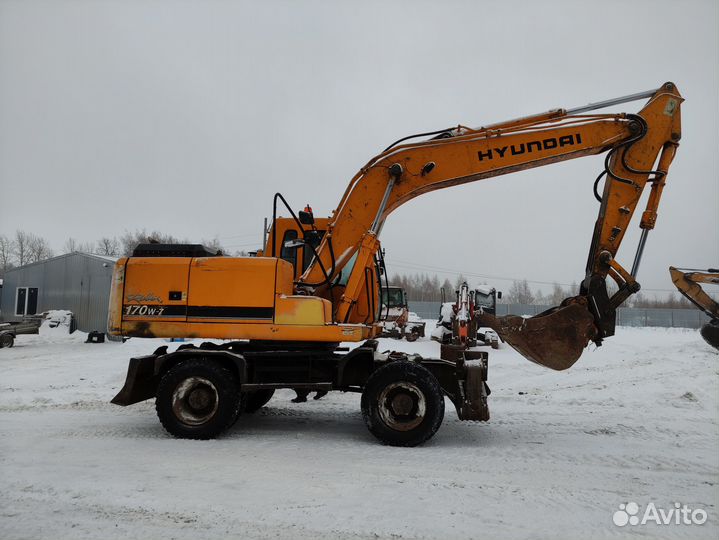 Колёсный экскаватор Hyundai R170W-7, 2005