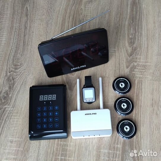 Кнопка вызова персонала, мастера / часы, пульт, та