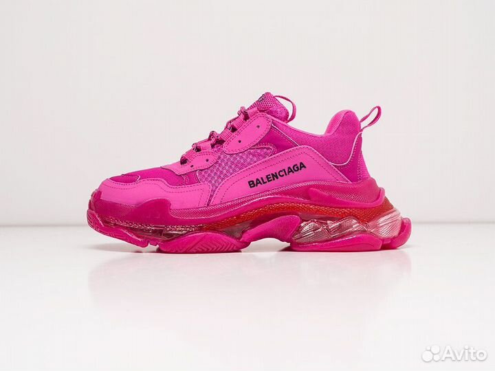 Кроссовки Balenciaga Triple-S Neon Pink (36-40)