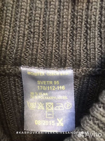 Свитер армейский, олива, Чехия