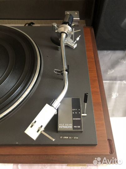 Виниловый проигрыватель hitachi PS-33