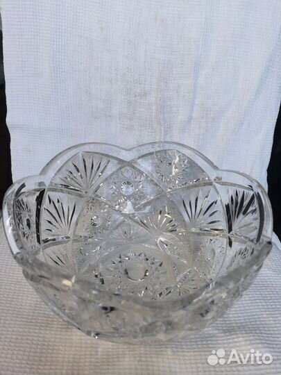 Салатник хрустальный СССР