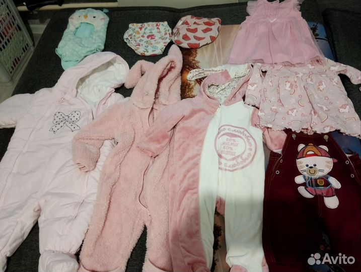 Пакет вещей на девочку 74-80