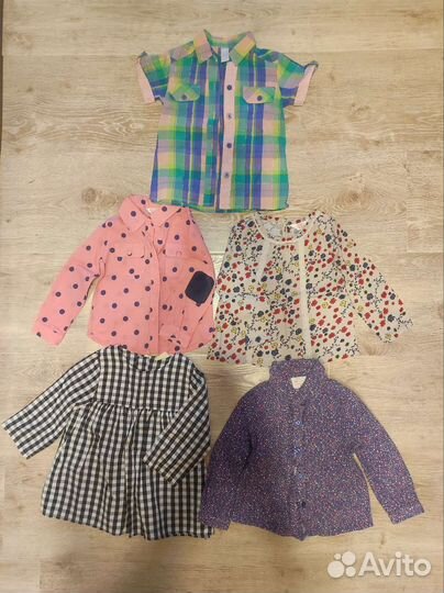 Рубашки, джинсы, туника, шортики, леггинсы