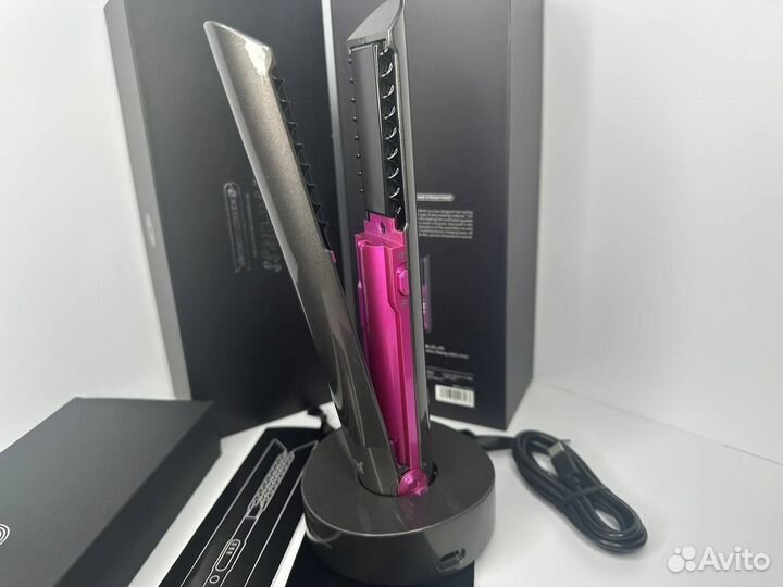 Беспроводной выпрямитель для волос в стиле dyson