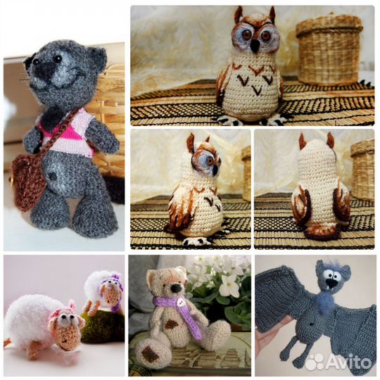 Вязаные игрушки ручной работы на заказ