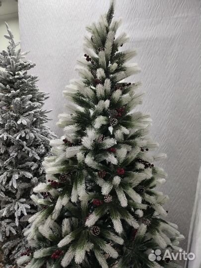 Ель литая + Презент 12м гирлянды