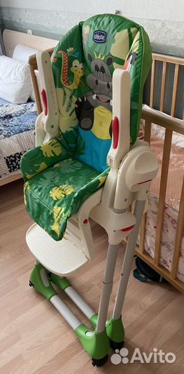 Стульчик для кормления chicco polly