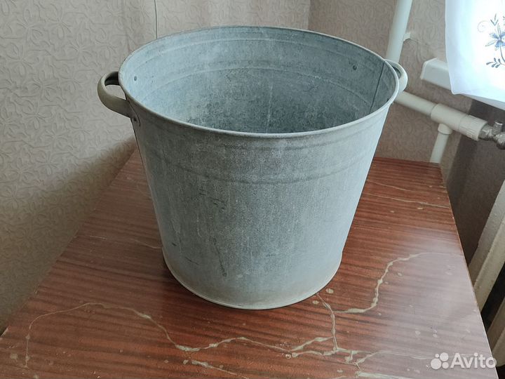 Оцинкованный бак для подогрева воды и кипячения бе