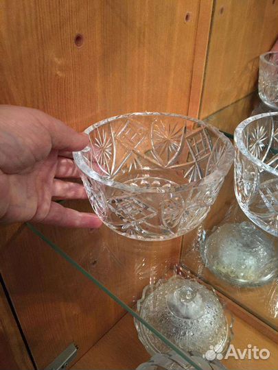 Салатник хрустальный