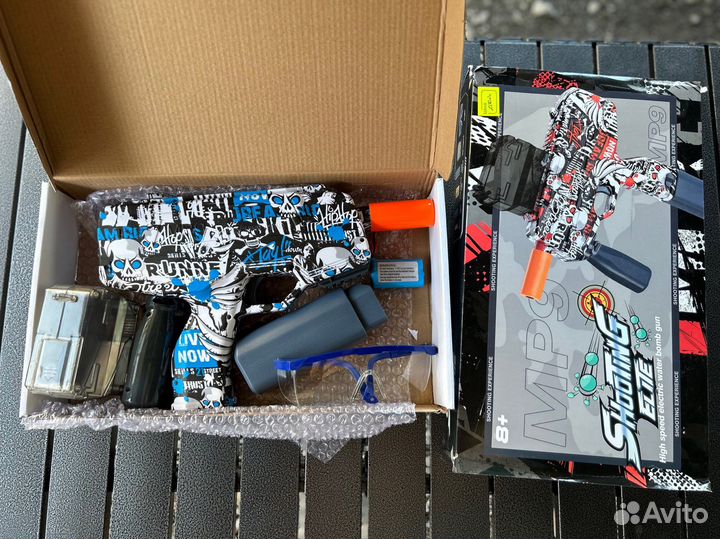 Автомат детский гидрогелевый, пулемет, пистолет