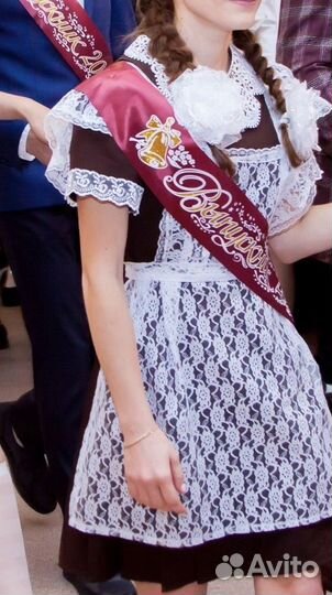 Школьный фартук и платье