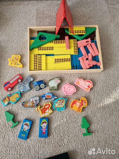 Деревянные конструкторы и игры