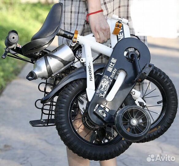 Детский складной велосипед диаметр 16