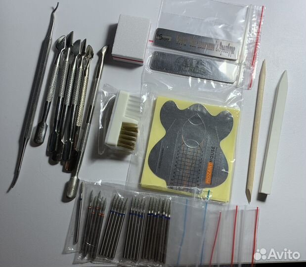 Для маникюра фреза пушер пилка баф стемпинг крем