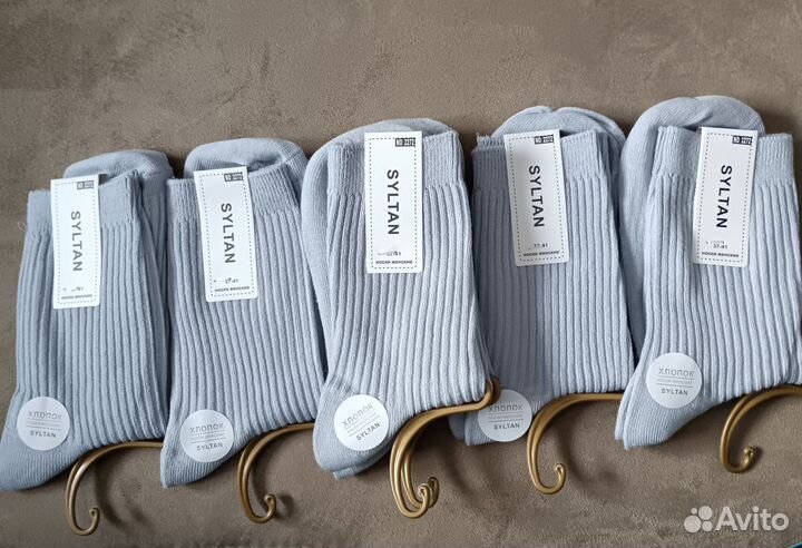 Носки хлопок 5 пар, размер 36-41