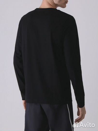 Лонгслив хлопковый с принтом Bogner