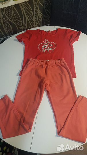 Пакет вещей для девочки для дачи,дома 122 размер