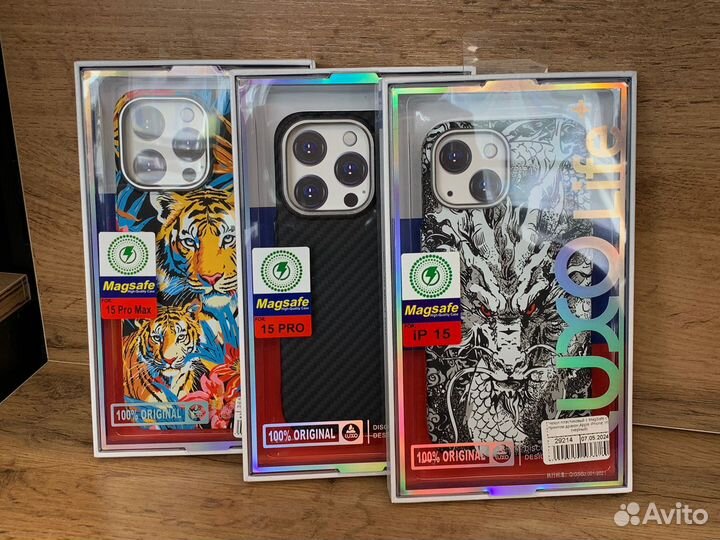 Чехлы пластиковые с MagSafe Apple iPhone