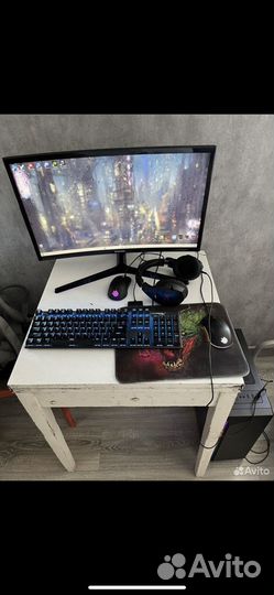 Игровой компьютер в сборе