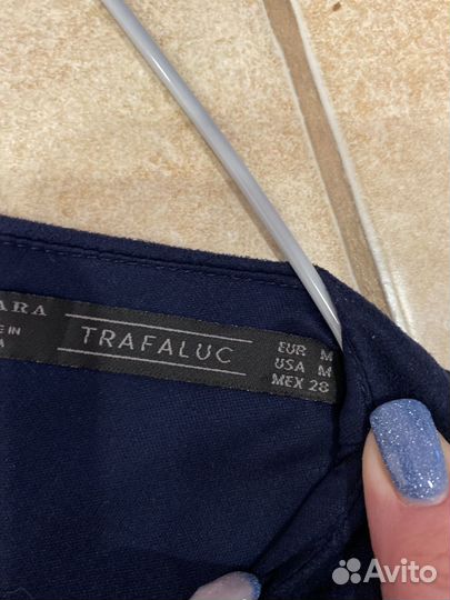 Платье трапеция zara 46 p M