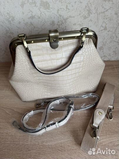 Сумка натуральная кожа Эконика