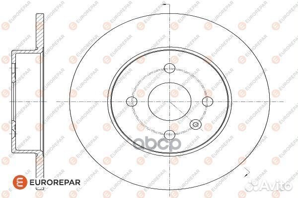 Диск тормозной opel meriva A 1.6 03, opel astr